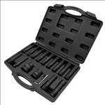 Lincos Hex, Torx, E-profil ütvecsavarozó dugókulcs és bit készlet, 16db - MG93259