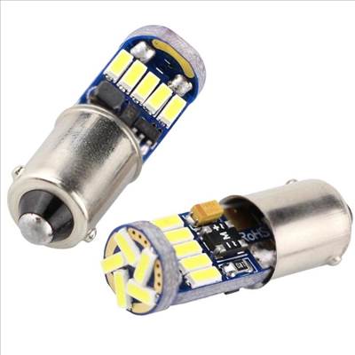 H6W BAX9S LED izzó égő Jégfehér - Hideg fehér 6500K Canbus 2db-os készlet✔️