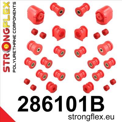 ELSŐ ÉS HÁTSÓ FELFÜGGESZTÉS STRONGFLEX SZILENT KÉSZLET Nissanﾠ100NX B13 90-94 NissanﾠSunny N14 90-95