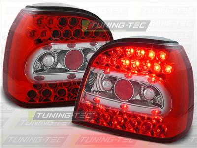 VW GOLF 3 09.91-08.97 RED WHITE LED  Tuning-Tec Hátsó Lámpa