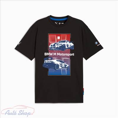  BMW PUMA MMS ESS Autós Grafikus Férfi Póló kerek nyakú pamutpóló 632597-01