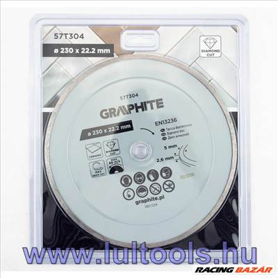 Gyémánt vágókorong, 230mm