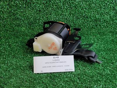 SUZUKI SX4 S-Cross II Hátsó középső Biztonsági Öv 8498561M00 8498561m00pk