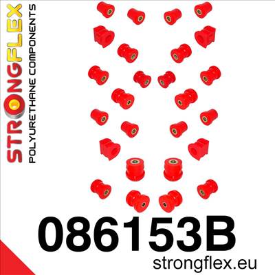 ELSŐ ÉS HÁTSÓ FELFÜGGESZTÉS STRONGFLEX SZILENT KÉSZLET AP1 Honda  S2000 AP1 99-04