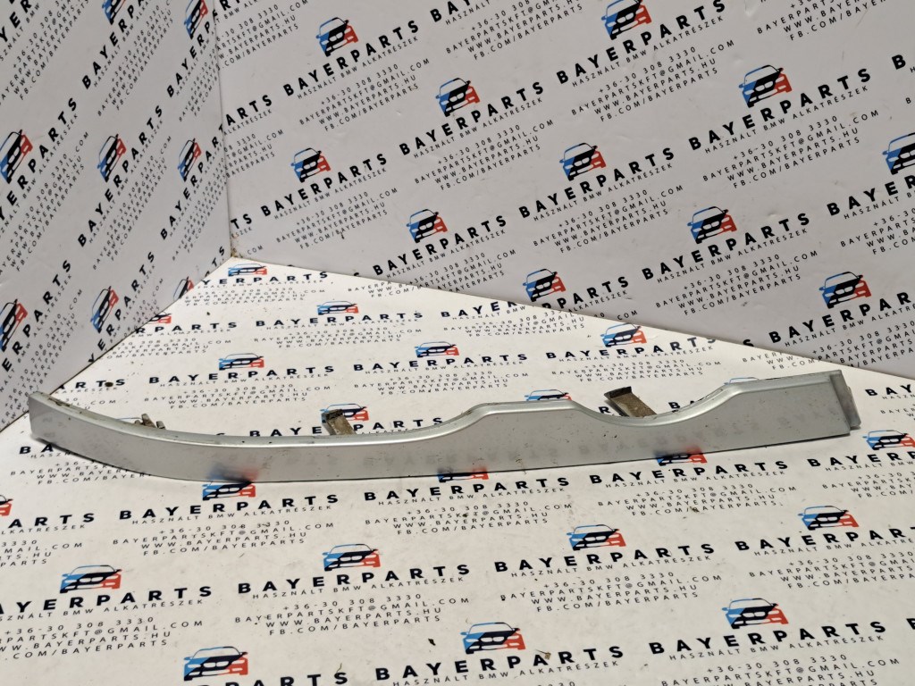 BMW E46 coupe cabrio ezüst szürke titansilber titansilver jobb bajuszléc - hiányos  1. kép