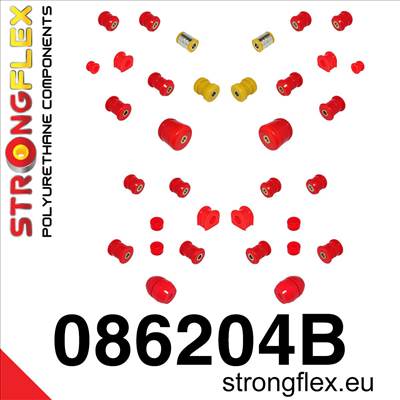 ELSŐ ÉS HÁTSÓ FELFÜGGESZTÉS STRONGFLEX SZILENT KÉSZLET Honda Prelude IV 92-96