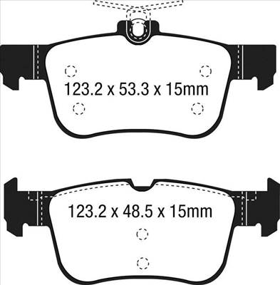 EBC DPX3047 Ultimax2 fékbetét szett két tárcsához
