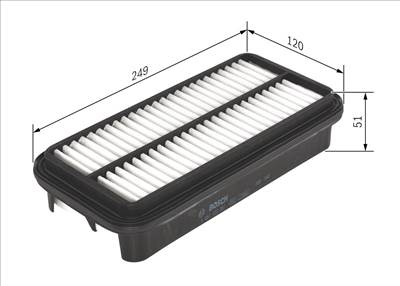légszűrő BOSCH 1 457 433 957 for TOYOTA