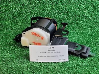 SUZUKI SX4 S-Cross II Hátsó középső Biztonsági Öv 8498561M00 8498561m00pk