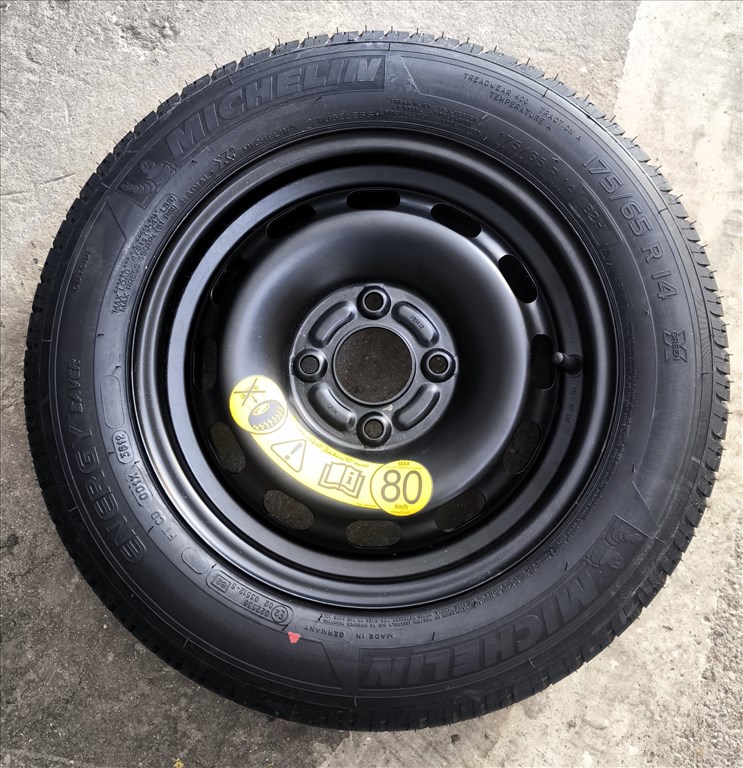  Ford 14"-os pótkerék Gyári ÚJ!  175/65R14 új Michelin nyári gumival szerelve  1. kép