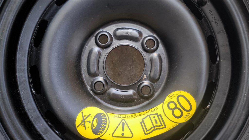  Ford 14"-os pótkerék Gyári ÚJ!  175/65R14 új Michelin nyári gumival szerelve  4. kép