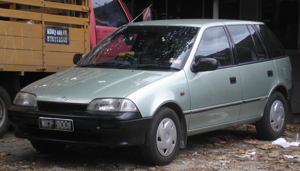 SUZUKI SWIFT 89-96 Jobb hátsó ablakemelő szerkezet mechanikus 1. kép
