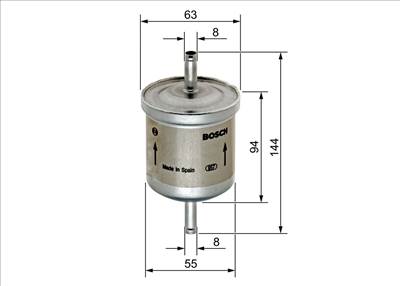 Üzemanyagszűrő BOSCH 0 450 905 280 for OPEL, CITROËN, GMC, FIAT, …