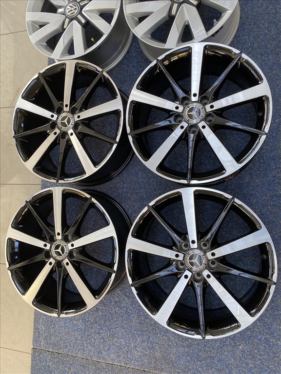 (3146)  Mercedes 18 gyári alufelni felni, 5x112, C CLA A B osztály 3. kép
