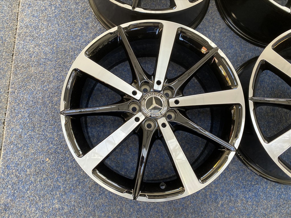 (3146)  Mercedes 18 gyári alufelni felni, 5x112, C CLA A B osztály 5. kép