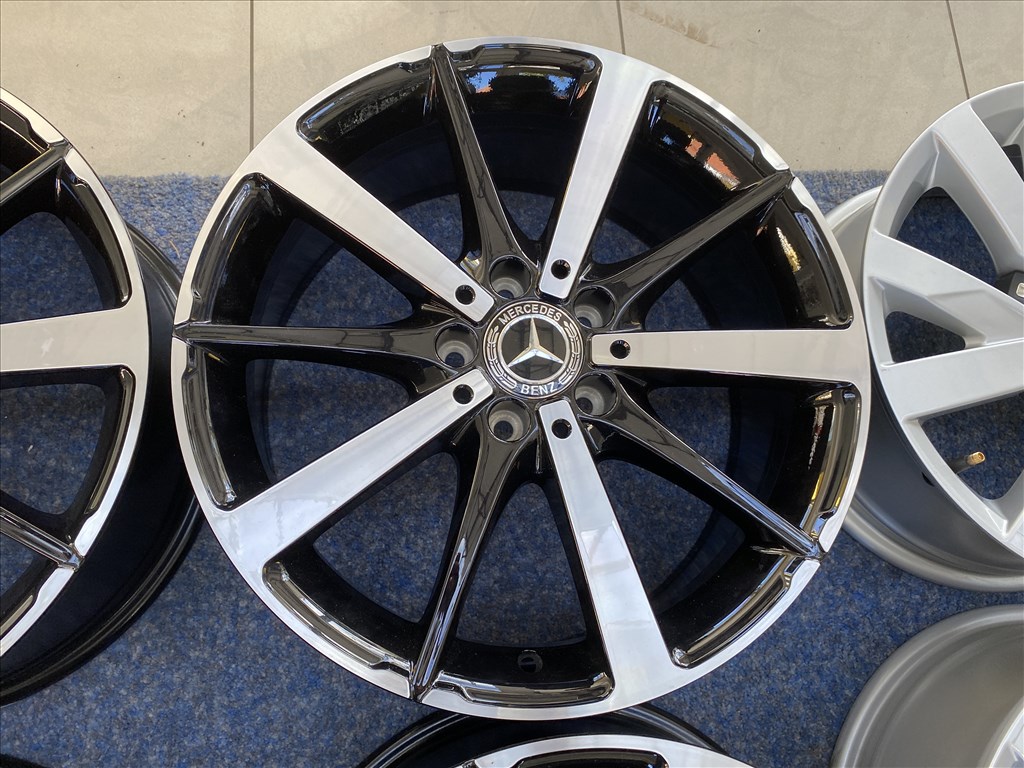 (3146)  Mercedes 18 gyári alufelni felni, 5x112, C CLA A B osztály 6. kép