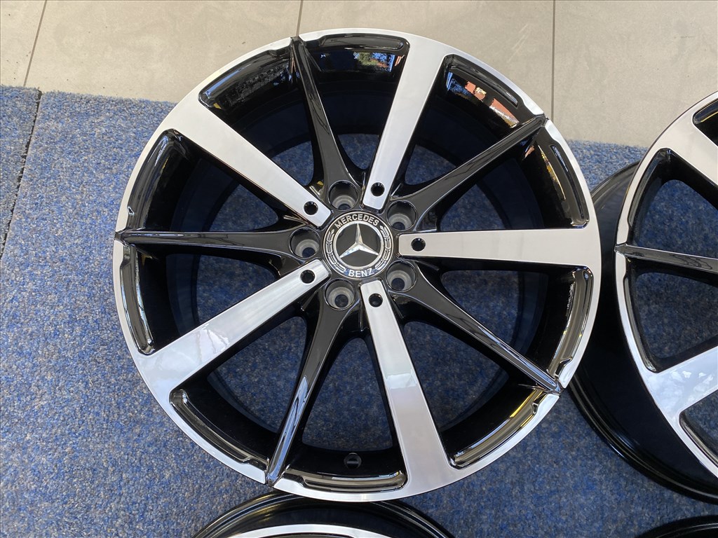 (3146)  Mercedes 18 gyári alufelni felni, 5x112, C CLA A B osztály 7. kép