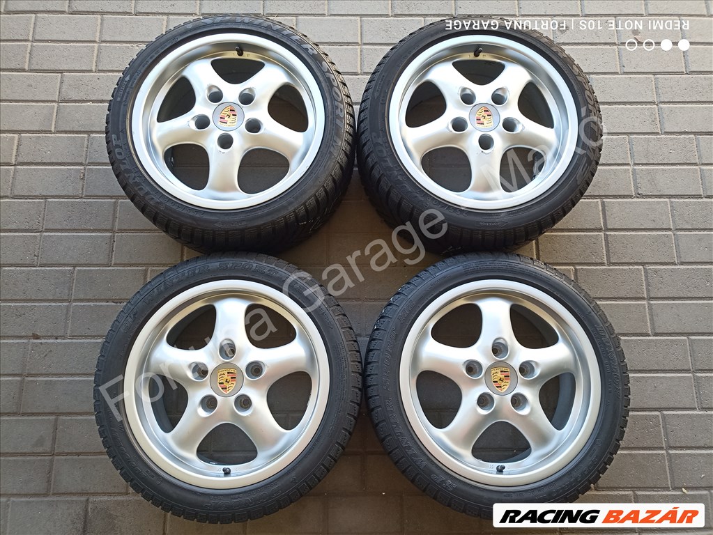 5x130 17" Porsche 911 933 Carrera téli kerékgarnitúra 2. kép