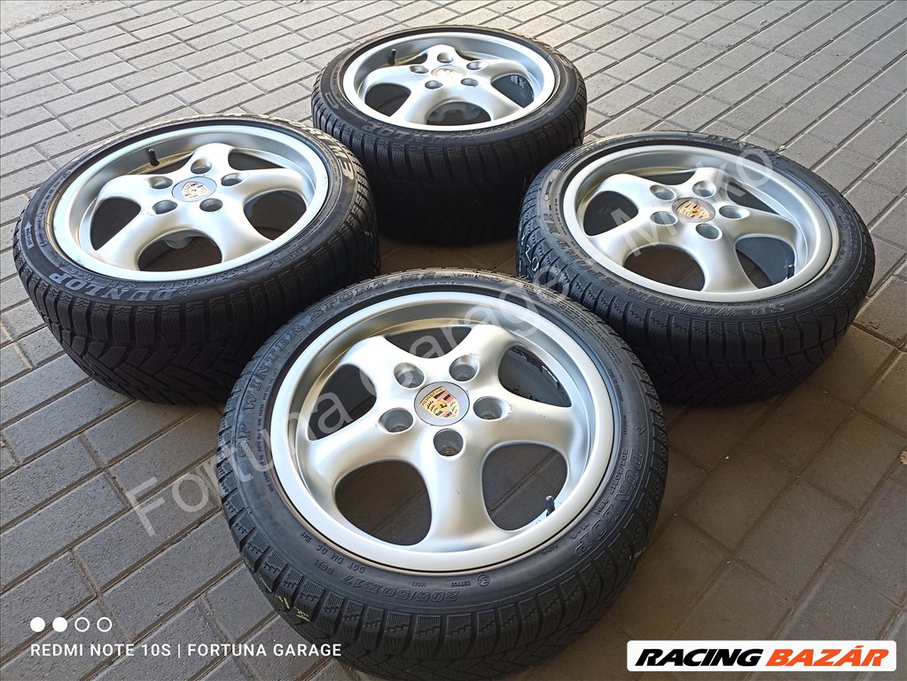 5x130 17" Porsche 911 933 Carrera téli kerékgarnitúra 3. kép