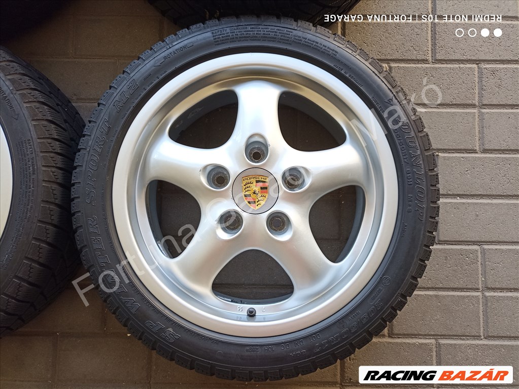 5x130 17" Porsche 911 933 Carrera téli kerékgarnitúra 4. kép