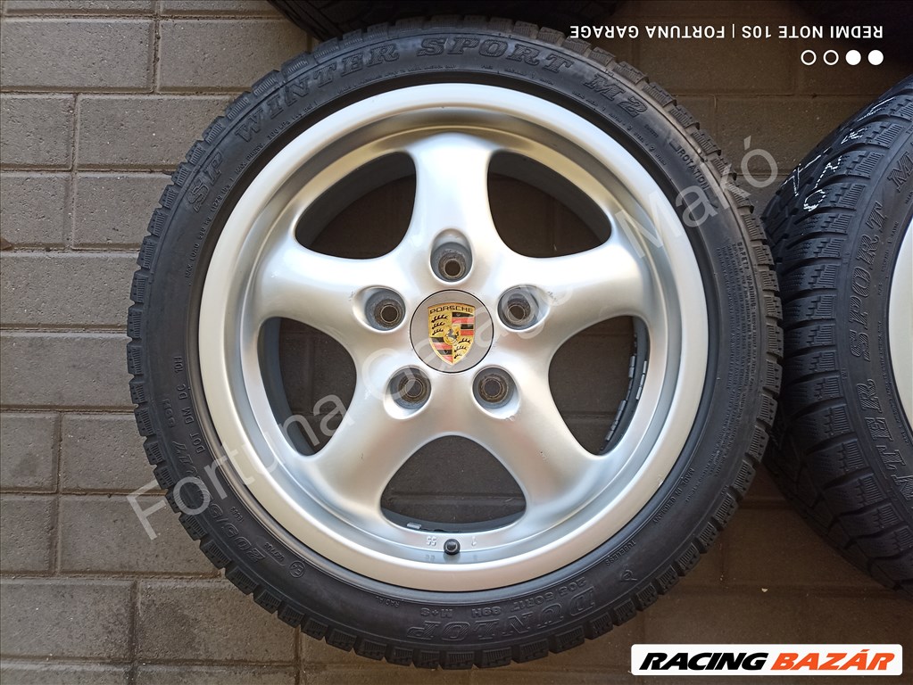 5x130 17" Porsche 911 933 Carrera téli kerékgarnitúra 5. kép