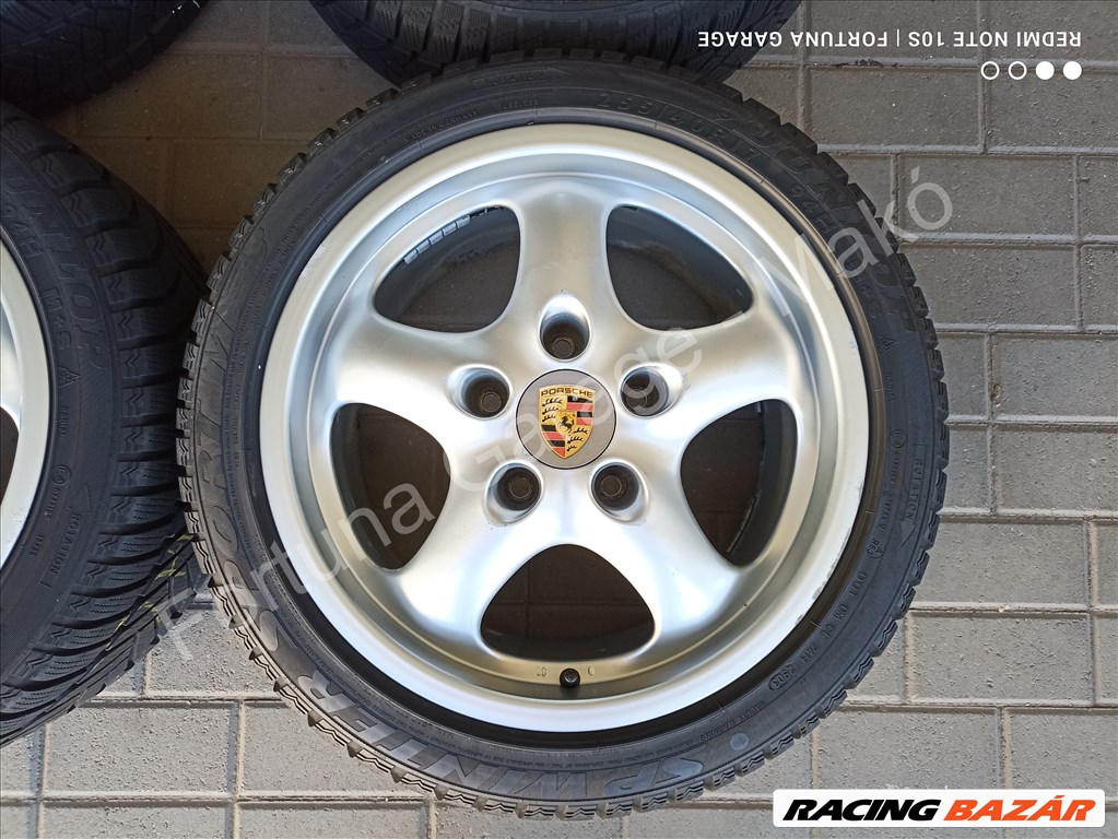 5x130 17" Porsche 911 933 Carrera téli kerékgarnitúra 6. kép