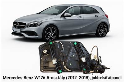 Mercedes A-osztály W176 jobb első ajtópanel ablakemelő szerkezettel A1767220295RH  A1767203279 