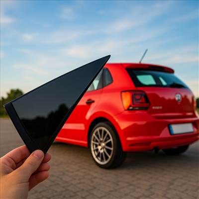 Volkswagen Polo VI bal hátsó ajtó háromszög   6r0839901