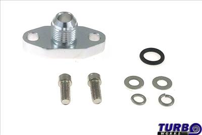 TURBOWORKS AN10 olajcső adapter T3, T4, T04 GT40-GT55