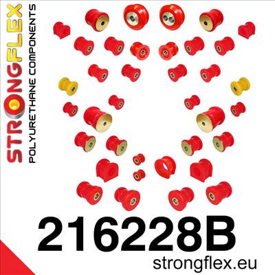 Teljes felfüggesztés szilent készlet SPORT Strongflex Toyota Supra 93-02 Toyota / Lexus Soarer SC300 SC400 91-00 