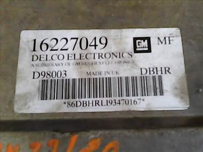 OPEL ASTRA G 97-04 Motorvezérlő egység ECU PCM modul