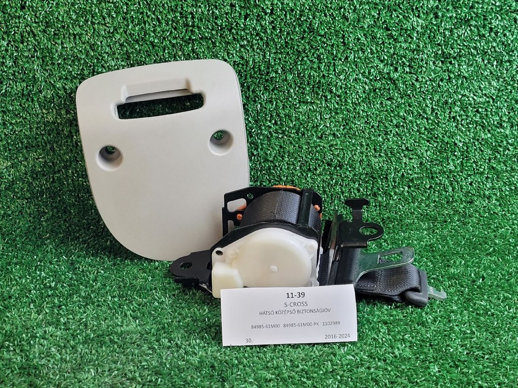 SUZUKI SX4 S-Cross II Hátsó középső Biztonsági Öv 8498561M00 8498561m00pk 1. kép