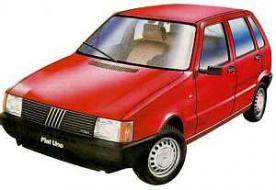 FIAT UNO 89-94 Bal hátsó ajtóüveg