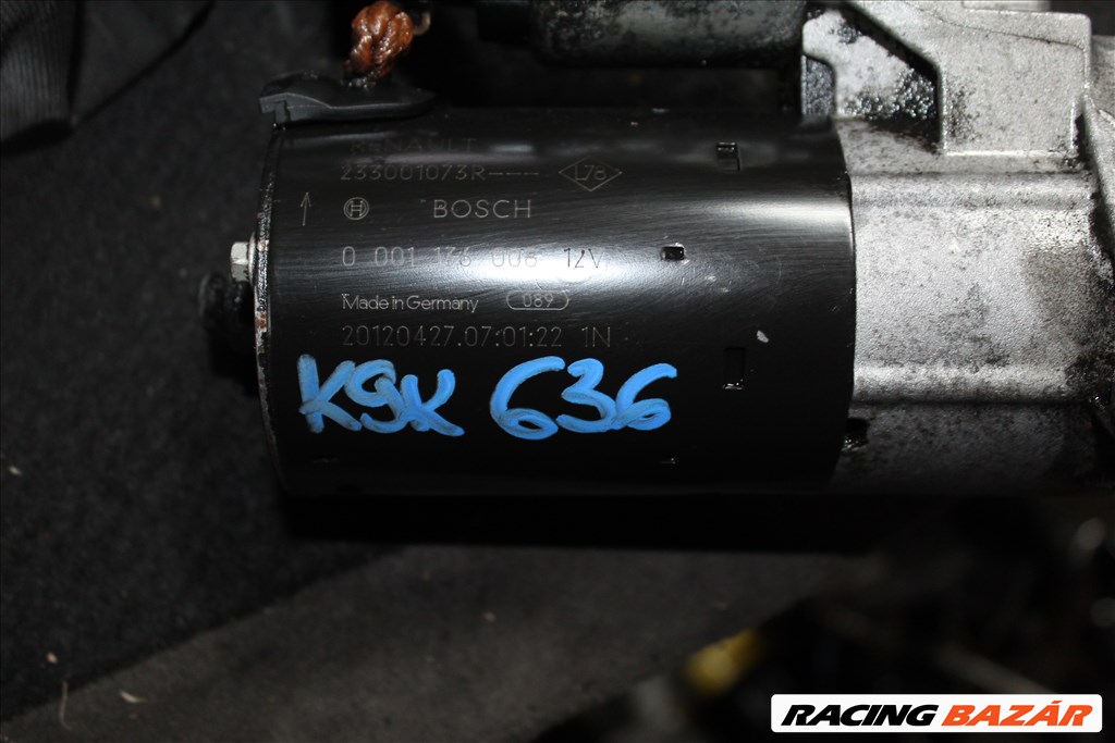 Renault Mégane  2013 1.5D K9K636  önindító 0001136008 2. kép