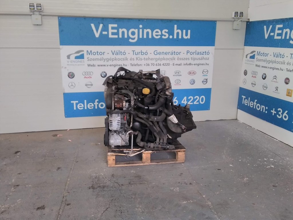 RENAULT SCENIC 1,9DCI, F9QP872 bontott motor  1. kép