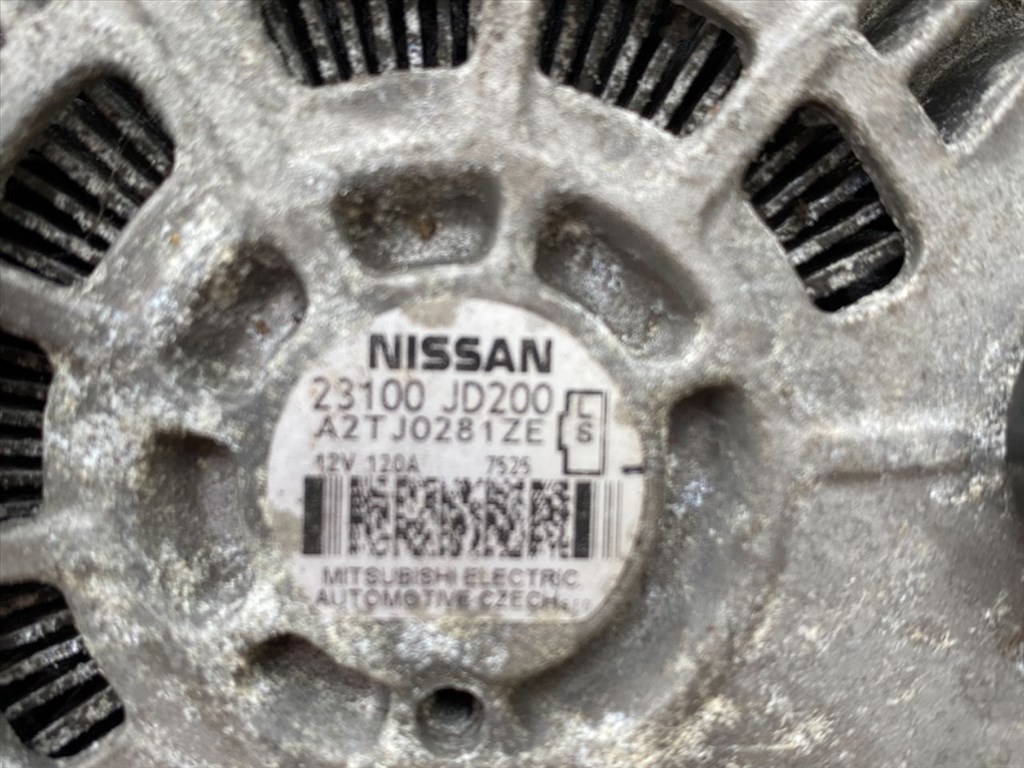 NISSAN QASHQAI / QASHQAI PLUS 2 J10, JJ10 Generátor 3. kép