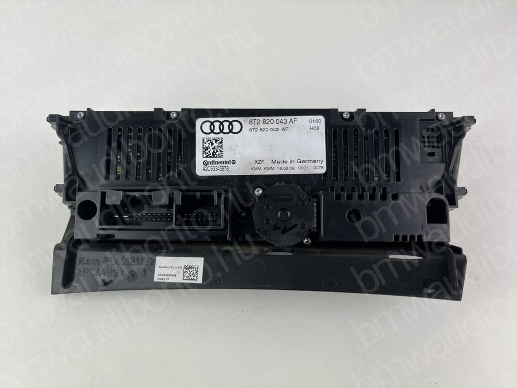 AUDI A4 B8 (8K2) Fűtéskapcsoló egység/modul (digit klímás) (8T2820043AF) 2. kép