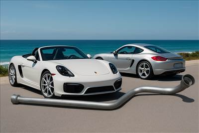 Porsche Cayman, Porsche Boxster turbó cső  98710665204