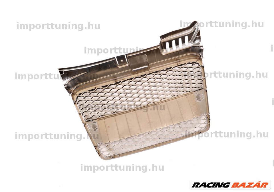 Audi A4 B7 2004-2008 Króm és Fényes Fekete hűtőrács  2. kép