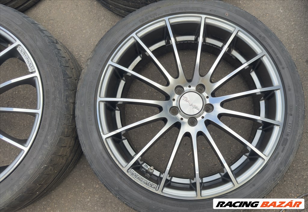 Tomason Tn9 10x20 5x112 ET35 Hyperblack Diamond Polished 6. kép