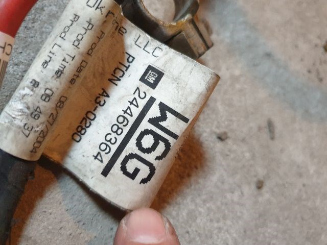 Opel Astra H 1.8 Akkumulátor kábelköteg Z18xer 24468364 3. kép