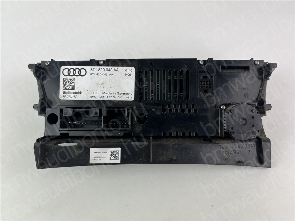 AUDI A4 B8 (8K2) Fűtéskapcsoló egység/modul (digit klímás) (8T1820043AA, 8T1820043P, 8T1820043AH, 8T1820043AN) 2. kép