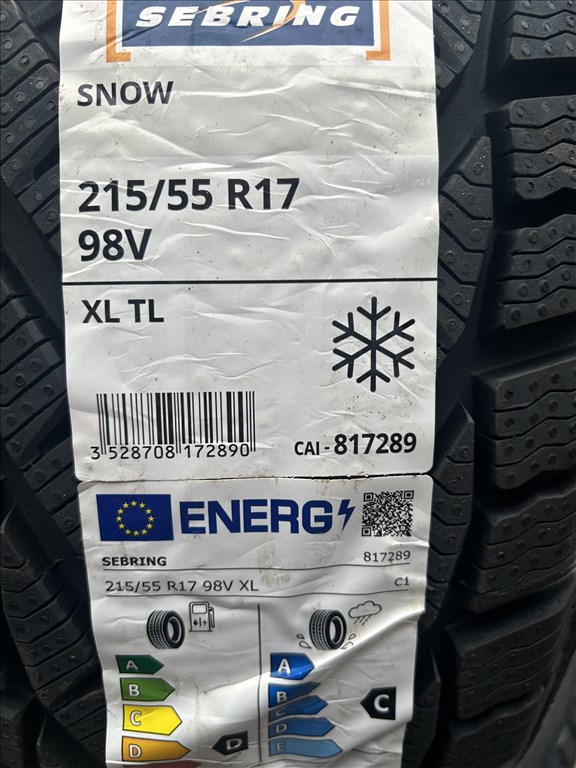 4db 215/55×17″ Sebring téli új gumiabroncs. (3688649) 2. kép