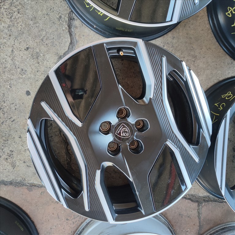 5x108 20 Gyári Peugeot polír alufelni 245000ft a 4db/17/ 4. kép