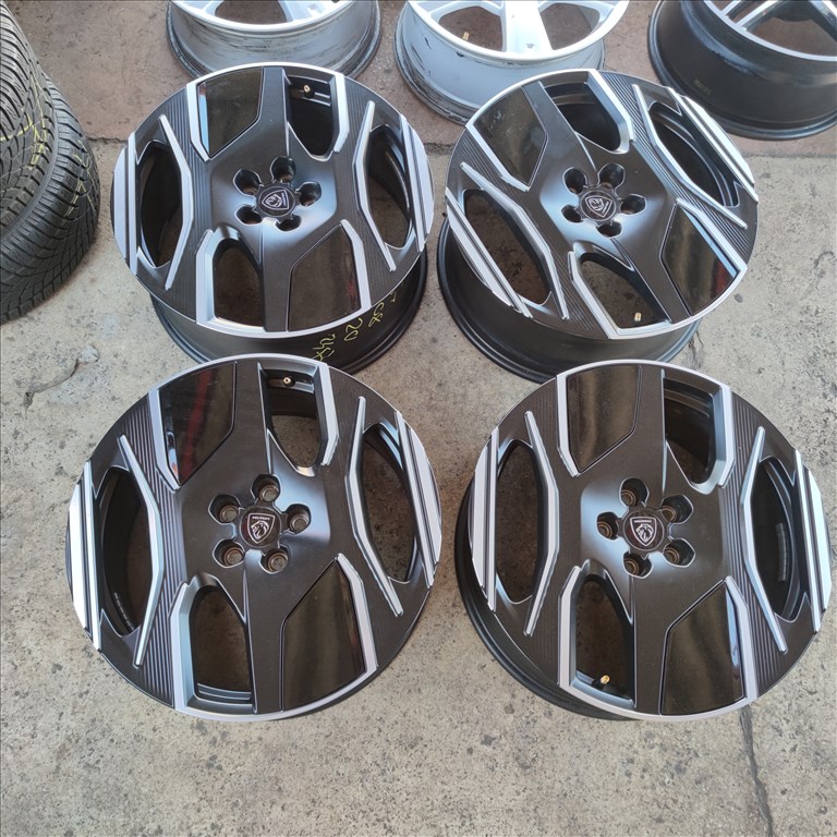 5x108 20 Gyári Peugeot polír alufelni 245000ft a 4db/17/ 5. kép