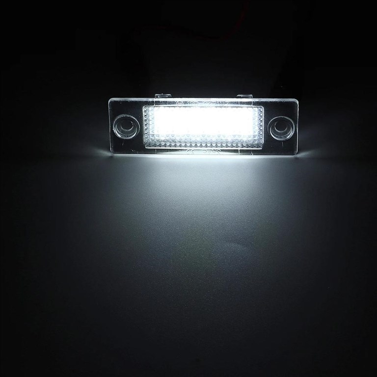 Skoda Enyaq iV Kamiq Karoq Kodiaq Rapid Yeti Superb Octavia Fabia Scala VW Volkswagen Touran LED rendszám, rendszámtábla világítás - LEDes ✔️ 5N0943021B 3. kép