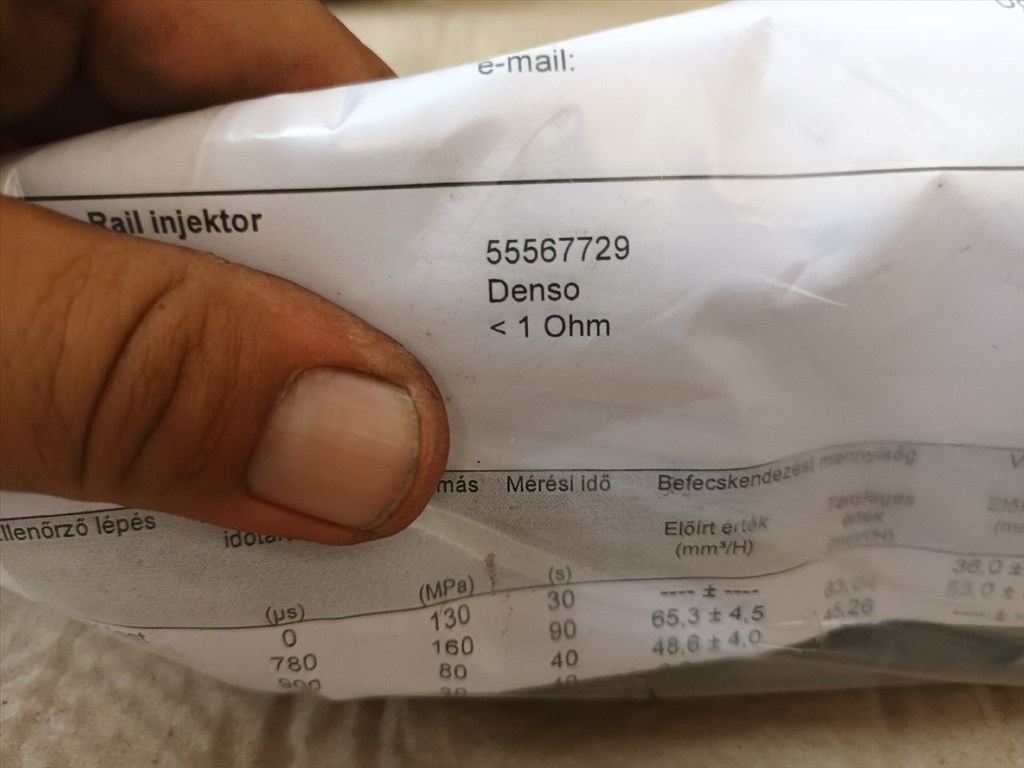 Opel Mokka 1.7 CDTI Porlasztó (1 db) 8540 ,  55567729 2. kép