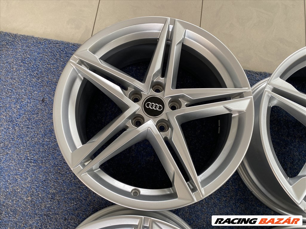 Audi 18 gyári alufelni felni, 5x112, A6 A4 (3546) 7. kép