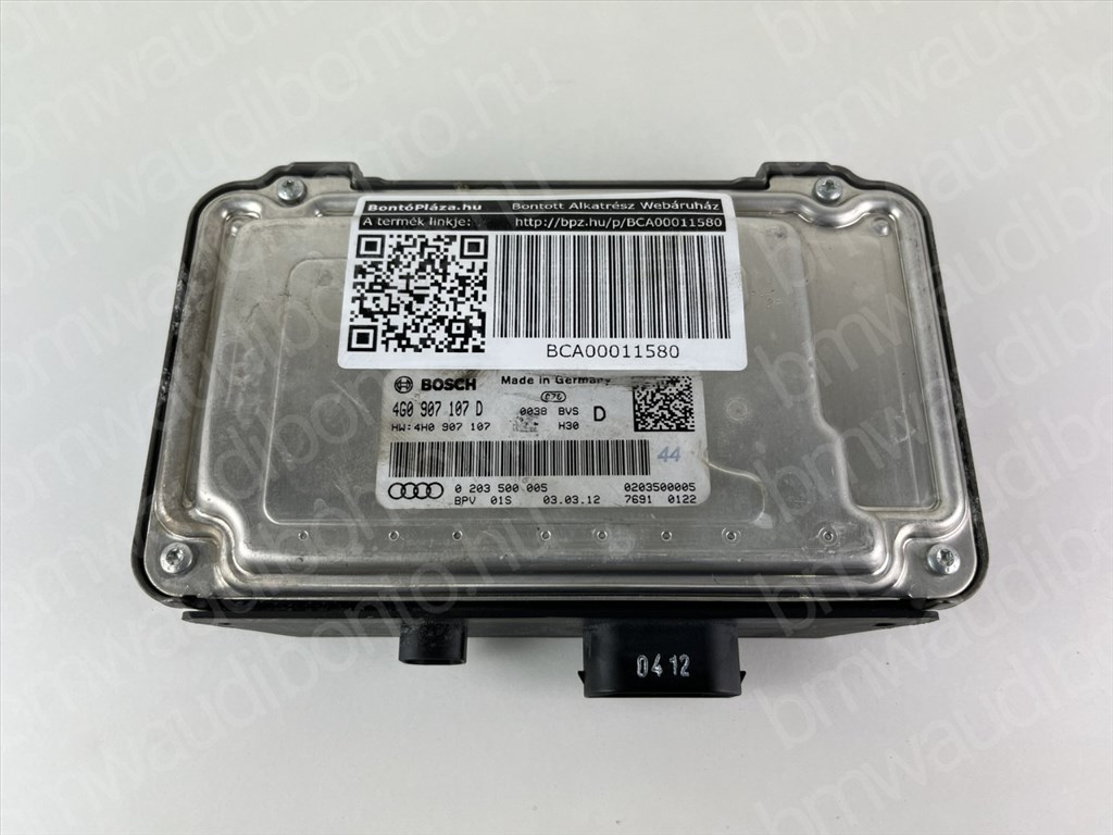 AUDI A6 C7 (4G2, 4GC) Kamera vezérlőegység/modul (4G0907107D, 4G0907107E, 4G0907107B) 3. kép