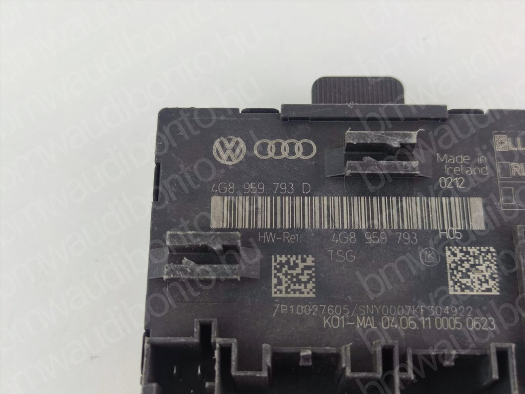 AUDI A6 C7 (4G2, 4GC) Bal első ajtó vezérlőegység/modul (4G8959793D) 2. kép